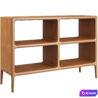 Bookcase or sideboard table by zara home 3D Model Vray, Corona