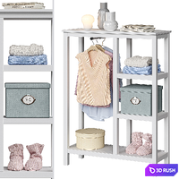 Hemnes / Hemnes Open Cabinet Ikea 3D Model Corona