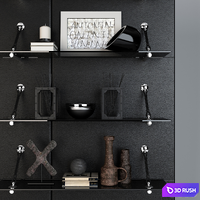 Shelves Gamma Boulevard 3D Model Vray