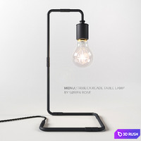 Menu Tribeca Reade Table Lamp 3D Model Vray
