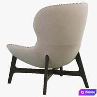 Ditre Italia Round Armchair 3D Model Vray