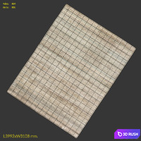Carpet DorisLeslieBlau Contemporary rug 3D Model Vray