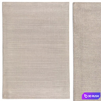 Carpet Benuta Lines Viscose Beige Rug 3D Model Corona