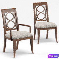 Anthony Baratta Asher Chairs 3D Model Vray
