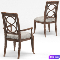 Anthony Baratta Asher Chairs 3D Model Vray