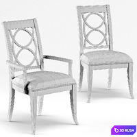 Anthony Baratta Asher Chairs 3D Model Vray