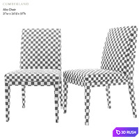 Alia Dinning Chair - Cumberland 3D Model Vray