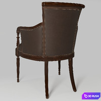 Ambella Home Charles Desk Chair 3D Model Corona