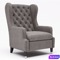 Armchair Tosconova Caprice 3D Model Vray