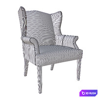 Armchair 3D Model Vray, Corona