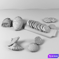 Bakery 3D Model Vray, Corona