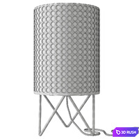 ABC Table Lamp 3D Model Corona