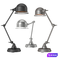 RH - Atelier Task Table Lamp 3D Model Vray