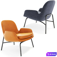 Armchair Set 3D Model Vray