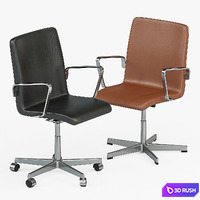 Fritz Hansen Oxford Classic armchair 3D Model Corona