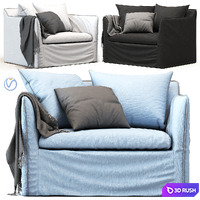 Globewest Vittoria Armchair 3D Model Vray, Corona