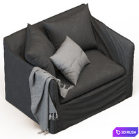 Globewest Vittoria Armchair 3D Model Vray, Corona