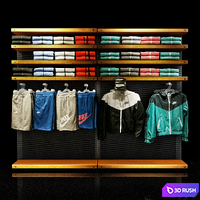 Sport shop 3D Model Vray, Corona
