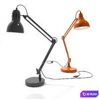 Set table lamp 2 3D Model Corona