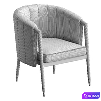 Dutchbone's Tammy chair 3D Model Vray, Corona