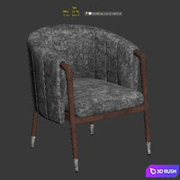 Dutchbone's Tammy chair 3D Model Vray, Corona