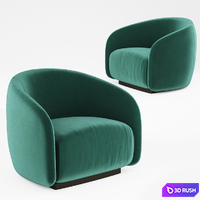Fanny armchair by Casa Fendi 3D Model Vray