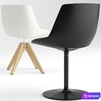 MDF Italia Flow Leather chair 3D Model Vray