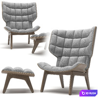 Armchair Mammoth 3D Model Vray