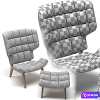 Armchair Mammoth 3D Model Vray