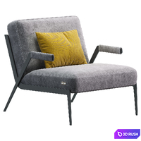 Lima nicoline armchair 3D Model Corona