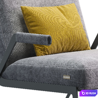 Lima nicoline armchair 3D Model Corona
