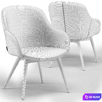 Gilly dining chair 3D Model Vray