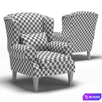 Dantone | Armchair "Rouen" 3D Model Vray