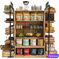 JC Grocery Store 4 3D Model Vray