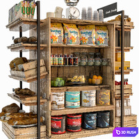 JC Grocery Store 4 3D Model Vray