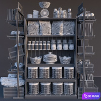 JC Grocery Store 4 3D Model Vray