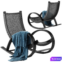 Mcguire Rollick rocking chair 3D Model Vray