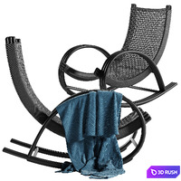 Mcguire Rollick rocking chair 3D Model Vray