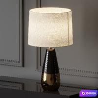 Roscoe Ceramic Table Lamp 3D Model Corona