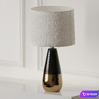 Roscoe Ceramic Table Lamp 3D Model Corona