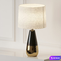 Roscoe Ceramic Table Lamp 3D Model Corona