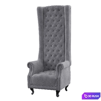 Wingback chair 3D Model Vray