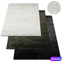 Khatan Hand-Knotted Mongolian Cashmere Rug RH Collection 3D Model Vray