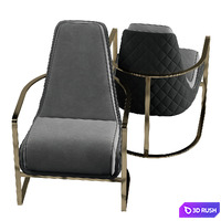 Luxxu Ocadia Armchair 3D Model Corona