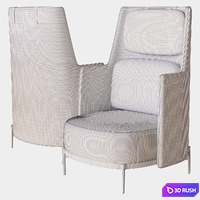 Bergere Tape Minotti 3D Model Vray, Corona