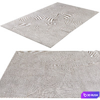 Contemporary 'Broken Glass' Carpet 3D Model Vray