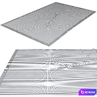Contemporary 'Broken Glass' Carpet 3D Model Vray