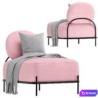 Armchair Pawai Cosmorelax 3D Model Corona