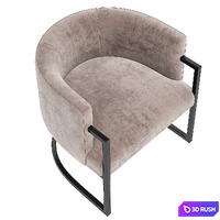 Confidante Accent Chair 3D Model Vray