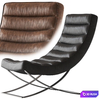 Cult Furniture Denton Lounge Chair 3D Model Vray, Corona